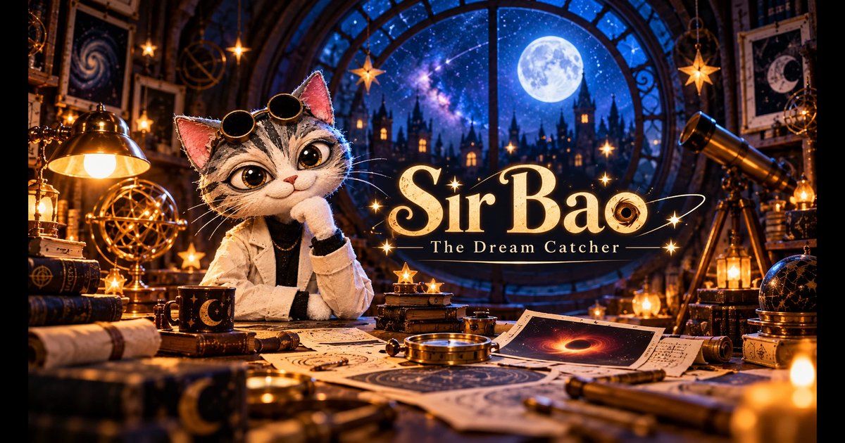 Sir Bao's paper-craft astronomy world